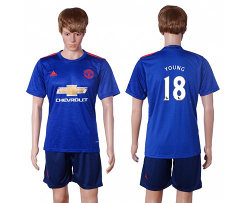 Manchester United 18 Young Away Soccer Club Jersey