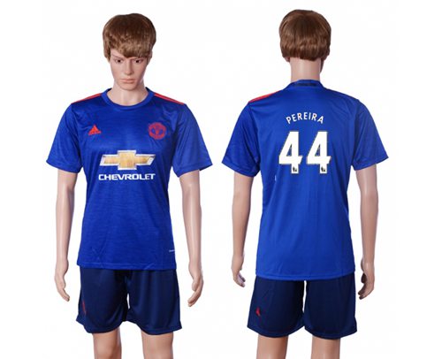Manchester United 44 Pereira Away Soccer Club Jersey