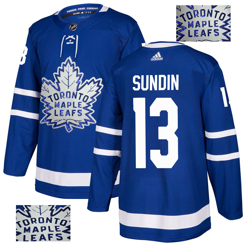 Maple Leafs 13 Mats Sundin Blue  Jersey