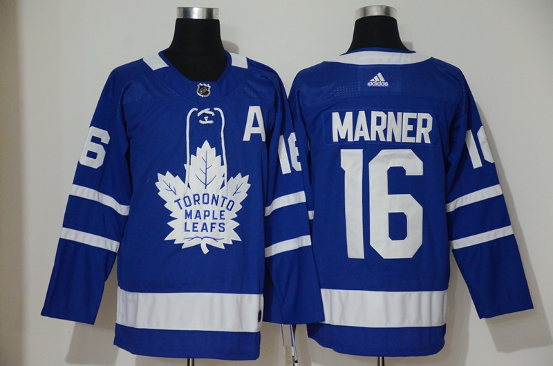 Maple Leafs 16 Mitch Marner Blue  Jersey