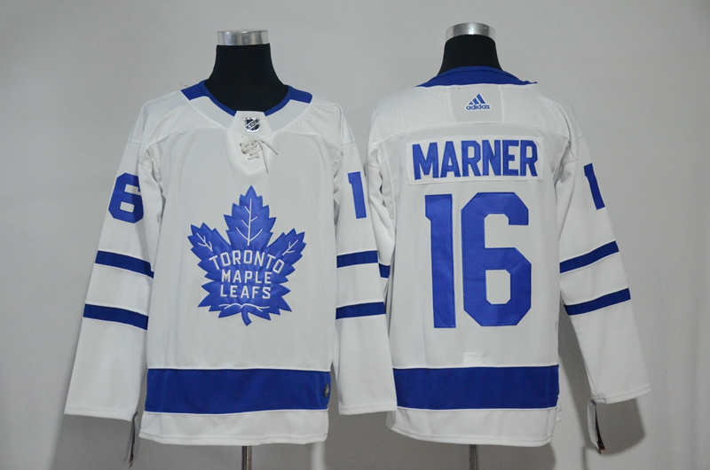 Maple Leafs 16 Mitch Marner White  Jersey