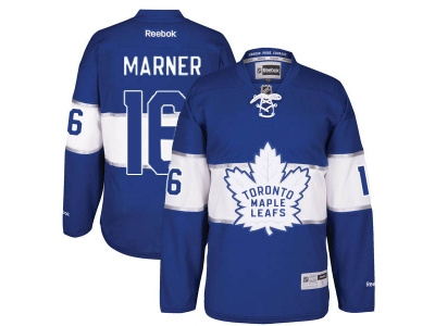 Maple Leafs 16 Mitchell Marner Blue White New Stitched NHL Jersey