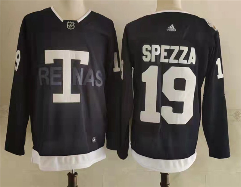 Maple Leafs 19 Jason Spezza Navy 2022 NHL Heritage Classic Adidas Jersey