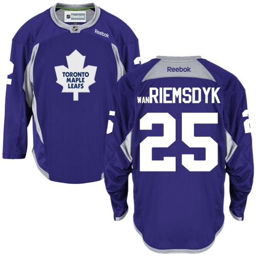 Maple Leafs 25 James Van Riemsdyk Purple Practice Stitched NHL Jersey