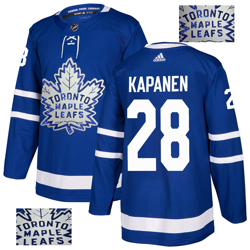 Maple Leafs 28 Kasperi Kapanen Blue  Jersey