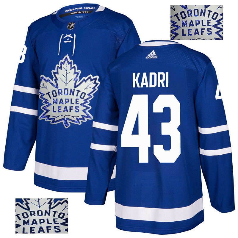 Maple Leafs 43 Nazem Kadri Blue  Jersey