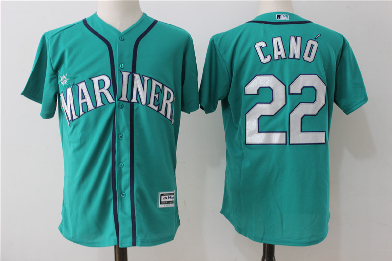 Mariners 22 Robinson Cano Northwest Green Alternate Cool Base Jersey