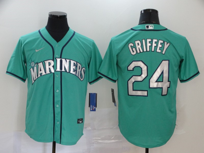 Mariners 24 Ken Griffey Jr. Green 2020 Nike Cool Base Jersey