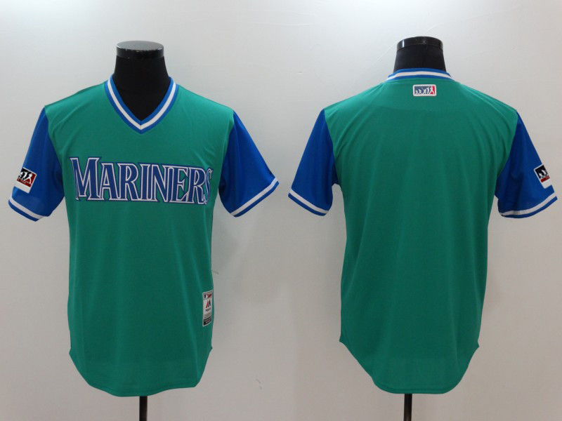 Mariners Aqua 2018 Players' Weekend Authentic Team Jersey