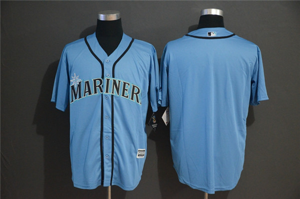 Mariners Blank Blue Cool Base Jersey