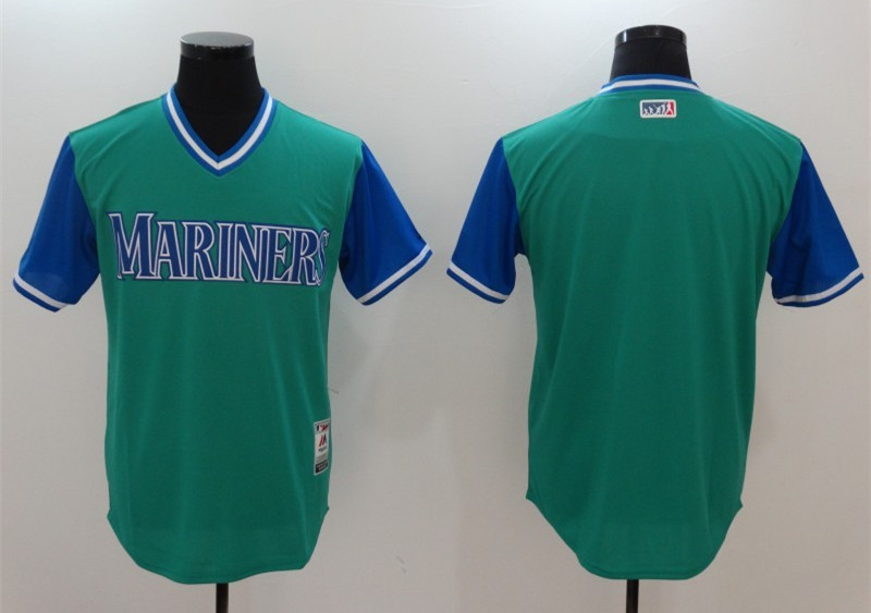 Mariners Majestic Aqua 2017 Players Weekend Team Jersey