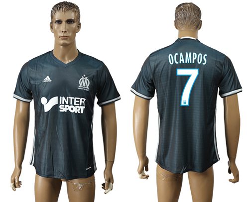 Marseille 7 Ocampos Away Soccer Club Jersey