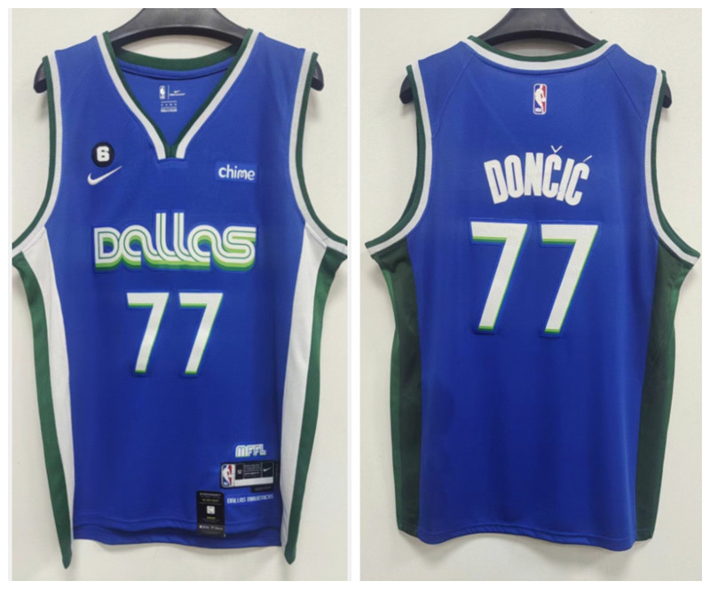 Mavericks 77 Luka Doncic Blue Nike 2022 23 City Edition Swingman Jersey.jpg