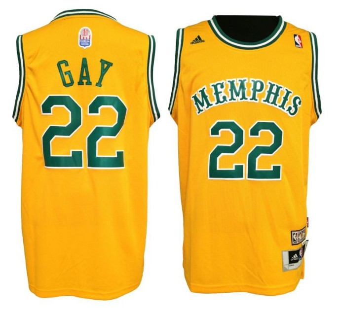 Memphis Tams Rudy Gay ABA Hardwood Classic Throwback Jerseys