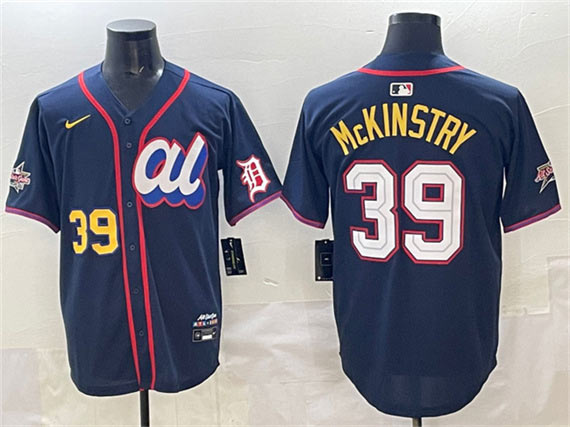 Men's American League 39 Zach McKinstry Navy 2025 All Star Edition Limited Stitched Baseball Jersey