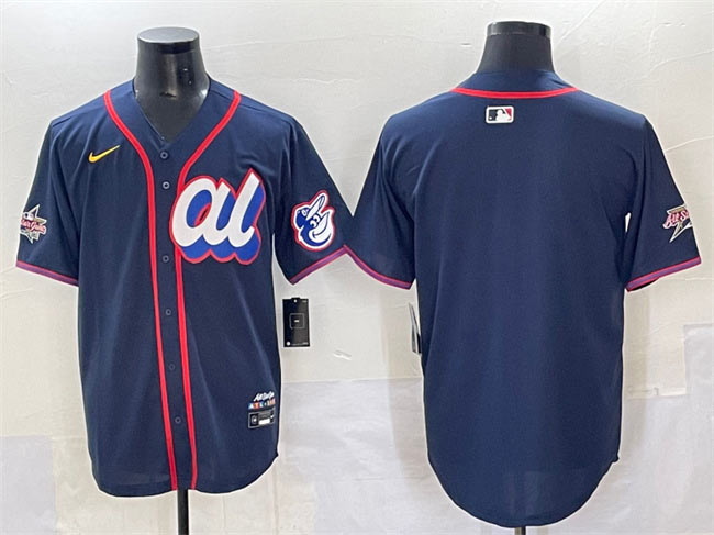 Men's American League Baltimore Orioles Blank Navy 2025 All Star Edition Limited Stitched Baseball Jersey