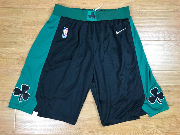 Men's Boston Celtics Black  Authentic Shorts