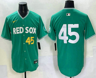 Men's Boston Red Sox 45 Pedro Martinez Green 2025 City Connect Limited Jersey