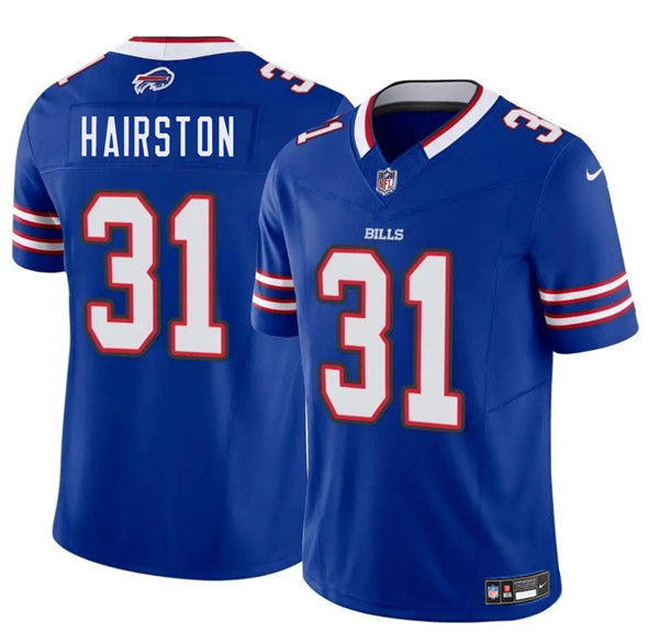 Men's Buffalo Bills 31 Maxwell Hairston Blue 2025 Draft F.U.S.E. Vapor Untouchable Limited Football Stitched Jersey