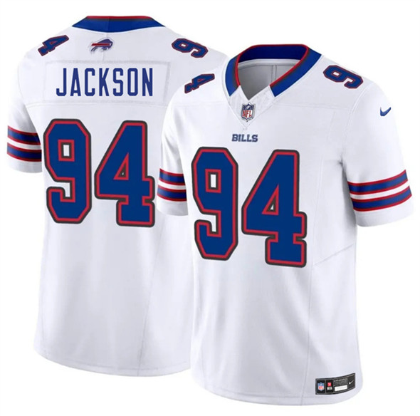Men's Buffalo Bills 94 Maxwell Hairston White 2025 Draft F.U.S.E. Vapor Untouchable Limited Football Stitched Jersey