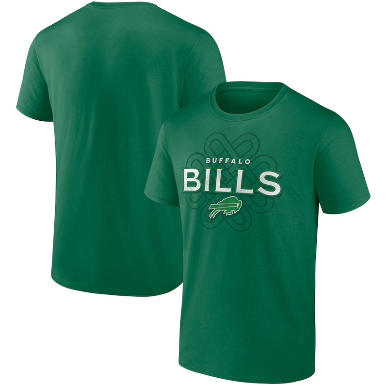 Men's Buffalo Bills Fanatics Branded Kelly Green Celtic Knot T Shirt
