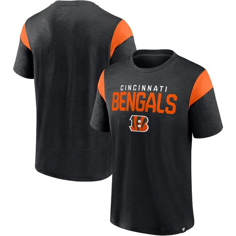 Men's Cincinnati Bengals Fanatics Branded Black Home Stretch Team T Shirt