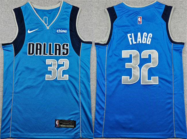 Men's Dallas Mavericks 32 Cooper Flagg Blue 2025 Icon Edition Stitched Basketball Jersey