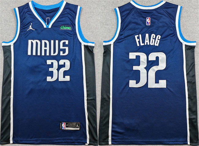 Men's Dallas Mavericks 32 Cooper Flagg Navy 2025 Statement Edition Stitched Basketball Jersey