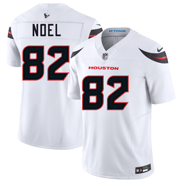 Men's Houston Texans 82 Jaylin Noel White 2025 Draft Vapor F.U.S.E. Limited Football Stitched Jersey