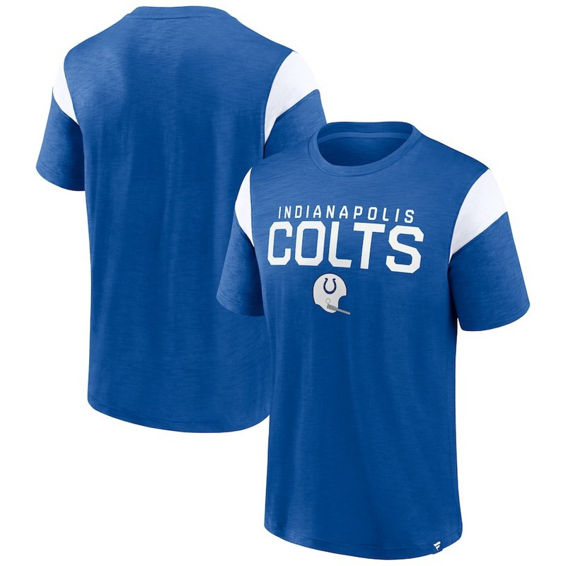 Men's Indianapolis Colts Fanatics Branded Royal Home Stretch Team T Shirt