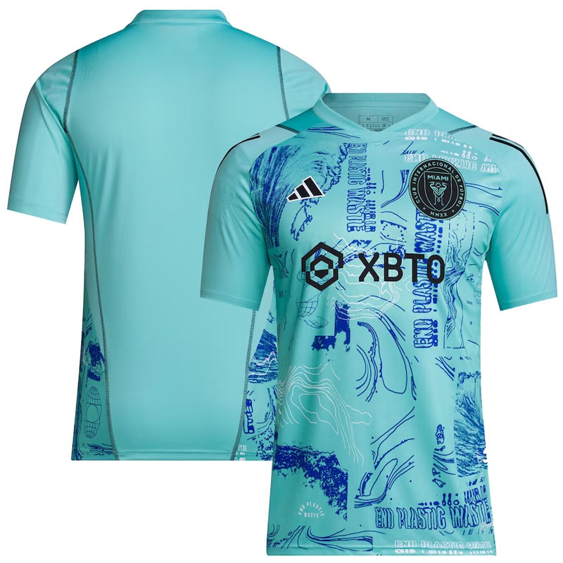 Men's Inter Miami CF adidas Green 2023 One Planet Jersey