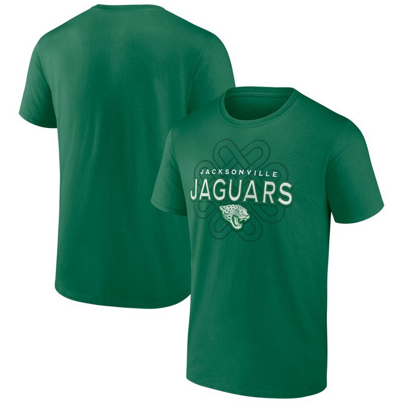 Men's Jacksonville Jaguars Fanatics Branded Kelly Green Celtic Knot T Shirt