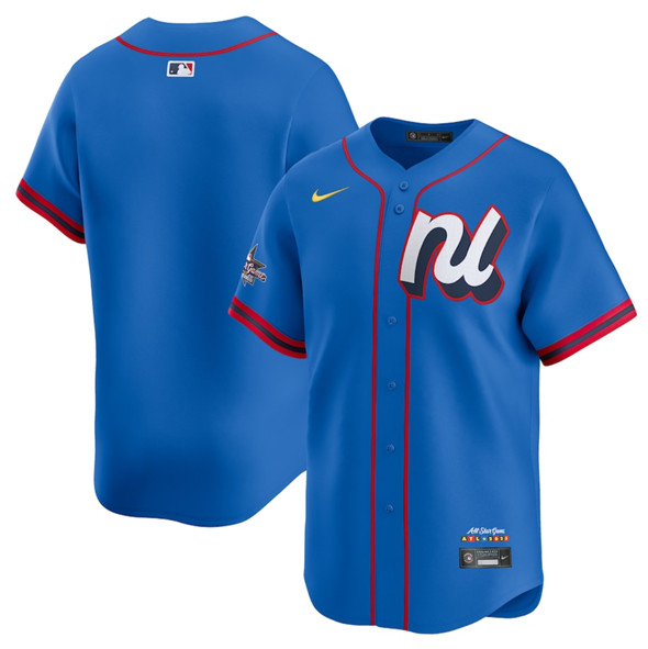 Men's National League Blank Navy 2025 All Star Edition Limited Stitched Baseball Jersey
