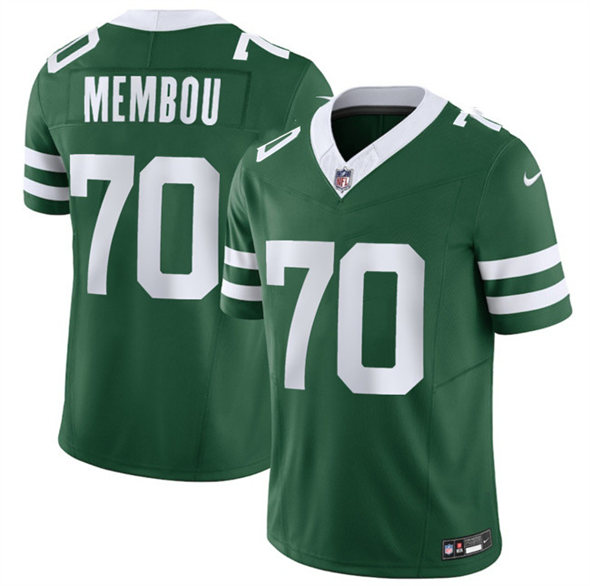 Men's New York Jets 70 Armand Membou Green 2025 Draft F.U.S.E. Vapor Untouchable Limited Football Stitched Jersey