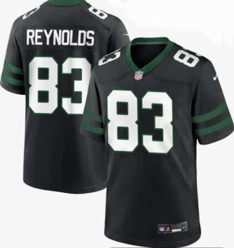 Men's New York Jets 83 Josh Reynolds Black Vapor Untouchable Limited Football Stitched Jersey