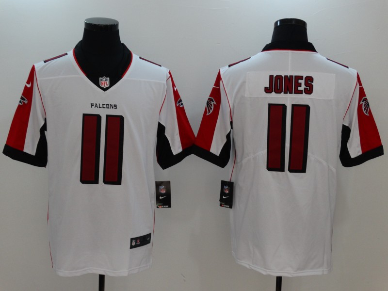 Men's  Atlanta  Falcons 11 Julio Jones White 2017 Vapor Untouchable Limited Stitched Jersey