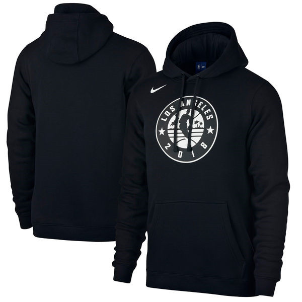 Men's  Black 2018 NBA All Star Game Club Logo Pullover Hoodie