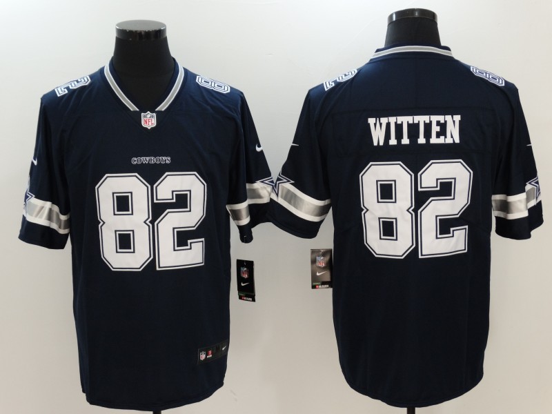 Men's  Dallas cowboys #82 Jason Witten Blue 2017 Vapor Untouchable Limited Jersey