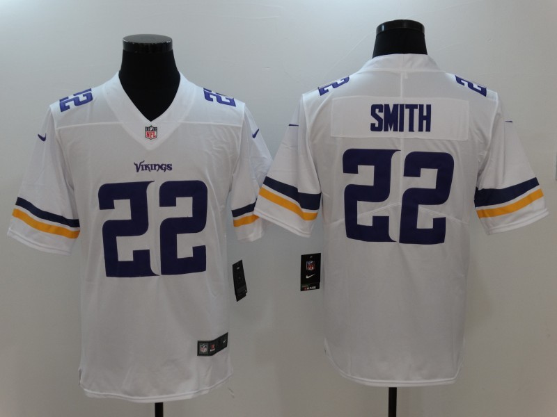 Men's  Minnesota Vikings #22 Harrison Smith White 2017 Vapor Untouchable Limited Stitched Jersey