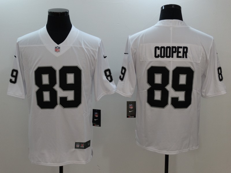 Men's  Oakland Raiders #89 Amari Cooper White 2017 Vapor Untouchable Limited Stitched Jersey