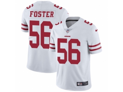 Men's  San Francisco 49ers #56 Reuben Foster Vapor Untouchable Limited White NFL Jersey