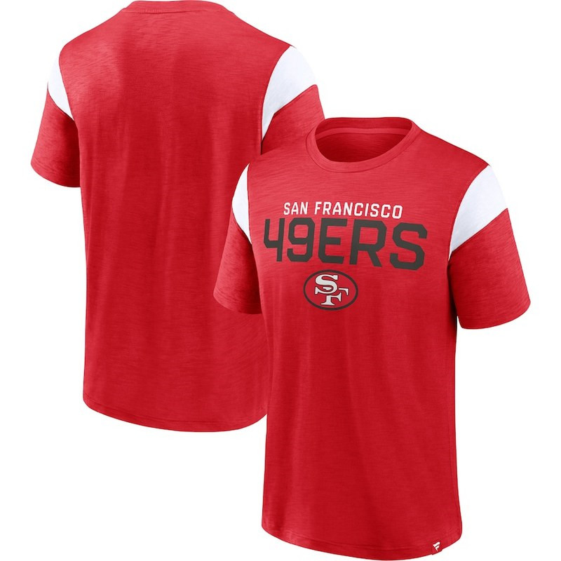 Men's San Francisco 49ers Fanatics Branded Scarlet Home Stretch Team T Shirt