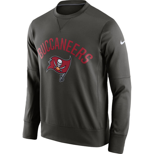 Men's Tampa Bay Buccaneers  Pewter Sideline Circuit Performance Sweatshirt