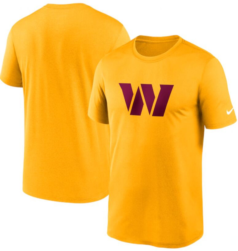 Men's Washington Commanders Nike Gold Essential Legend T Shirt