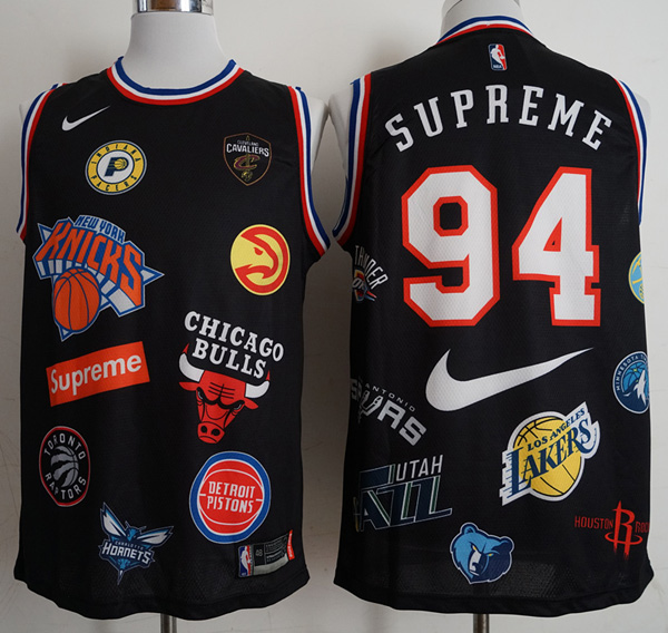 Men's supreme Black  Jersey