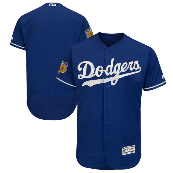 Men Los Angeles Dodgers Majestic Royal 2017 Spring Training Cool Base Team Jersey