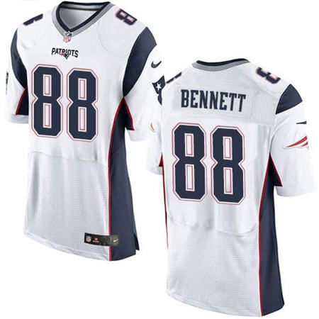 Men New England Patriots 88 Martellus White Elite Stitched NFL Jersey