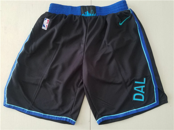 Men Nike Dallas Mavericks Black NBA Swingman City Edition Shorts