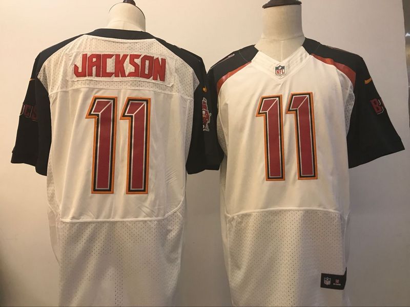 Men Tampa Bay Buccaneers 11 Jackson White Elite  Jersey