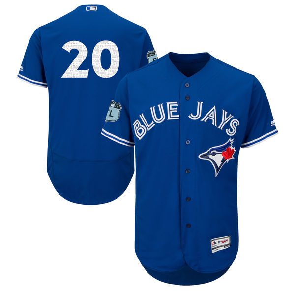 Men Toronto Blue Jays Josh Donaldson Majestic Royal 2017 Spring Training Flex Base Player Jersey